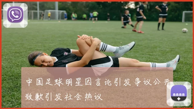 中国足球明星因言论引发争议公开致歉引发社会热议