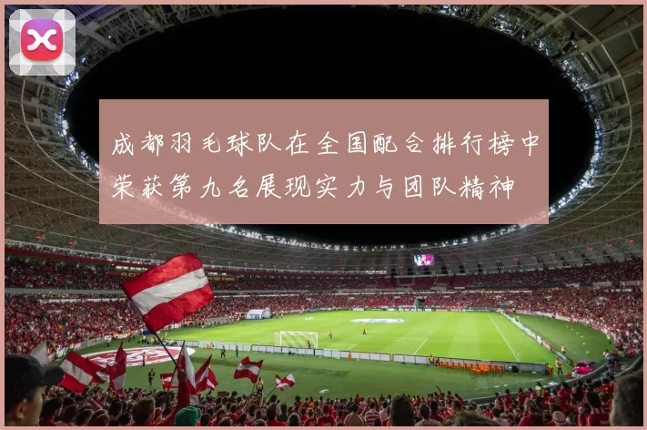 成都羽毛球队在全国配合排行榜中荣获第九名展现实力与团队精神